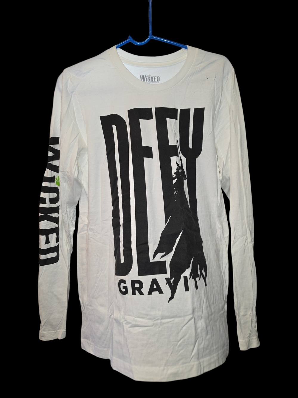 Wicked White 'Defy Gravity' Long-Sleeve Crew Neck Sweater